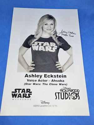 Disney Star Wars Weekends 2010 Ashley Eckstein Pre-Signed Photo Ahsoka