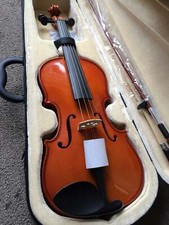 EM-50 Beginner Violin Outfit 1/10 Rosewood Fingerboard Anodized Tailpiece