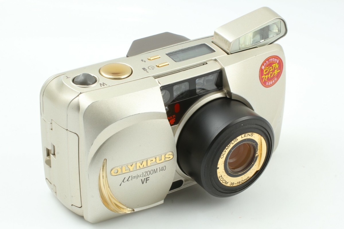 Near MINT] OLYMPUS μ mju Zoom 140 VF Point & Shoot Film Camera