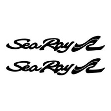 Set of 2 Searay Stickers Boat Fishing Decals Various Sizes