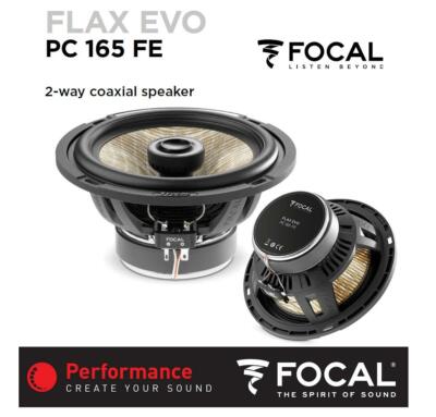Focal PC165FE 2-Wege Koax Lautsprecher 16,5 cm Flax EVO 165 mm  - 1 Paar