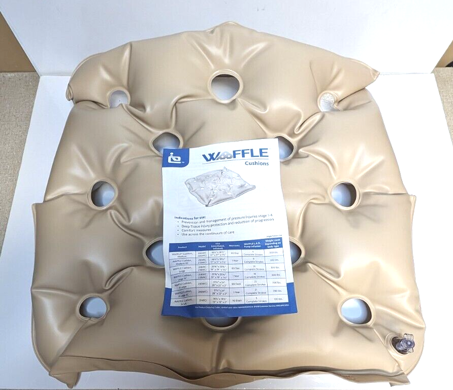 New Large EHOB Inflatable Portable Waffle Seat Cushion 20 3/4 x 20 3/4