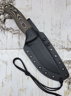 KYDEX SHEATH  w ROTATING DROP CLIP for ESEE MODEL 5P with 3D HANDLES,  ESEE758