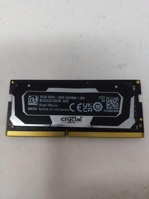 Crucial Ballistix 3200 MHz DDR4 DRAM Laptop Gaming Memory Kit 64GB