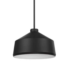 Modern Minimalist Matte Black Dome Pendant | 1 Light Simple Industrial Gold