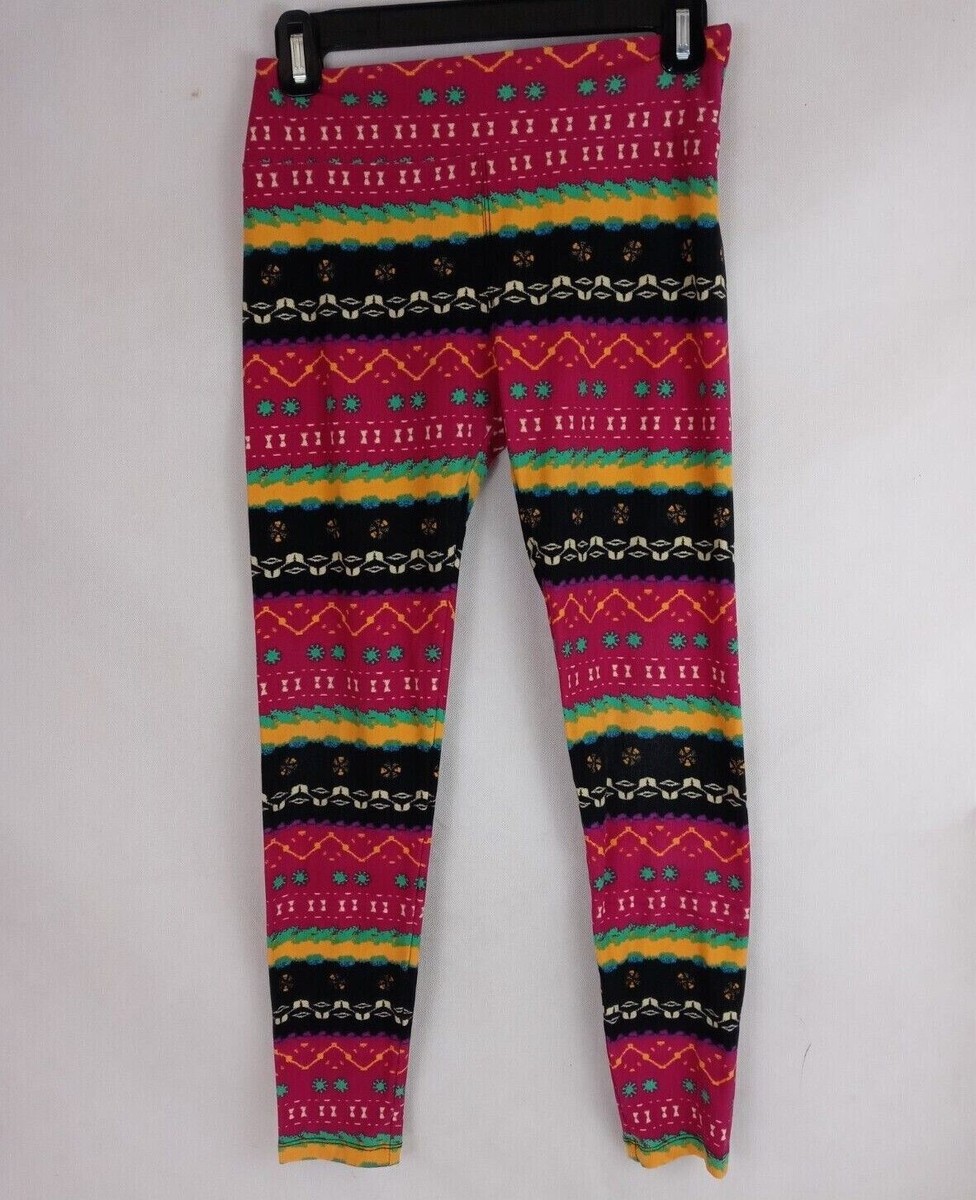 LuLaRoe One Size OS Leggings With Colorful Fun & Wild Designs View 2