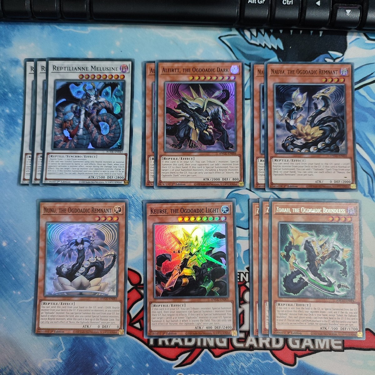 Yugioh English Core Deck Reptiliane Ogdoadic PROMO Original Yugioh English Core Deck Reptiliane Ogdoadic PROMO Original
