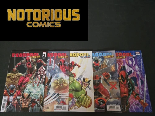 Deadpool Team Up 1-5 Complete Comic Lot Run Set Liefeld Marvel Collection
