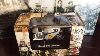 NIB New-Ray 1971 Ducati 500 GP motorcycle 1:32 diecast model toy