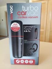 ionvac Turbo Car Vac, Compact Cordless Hand held Vacuum Cleaner for Car / Travel