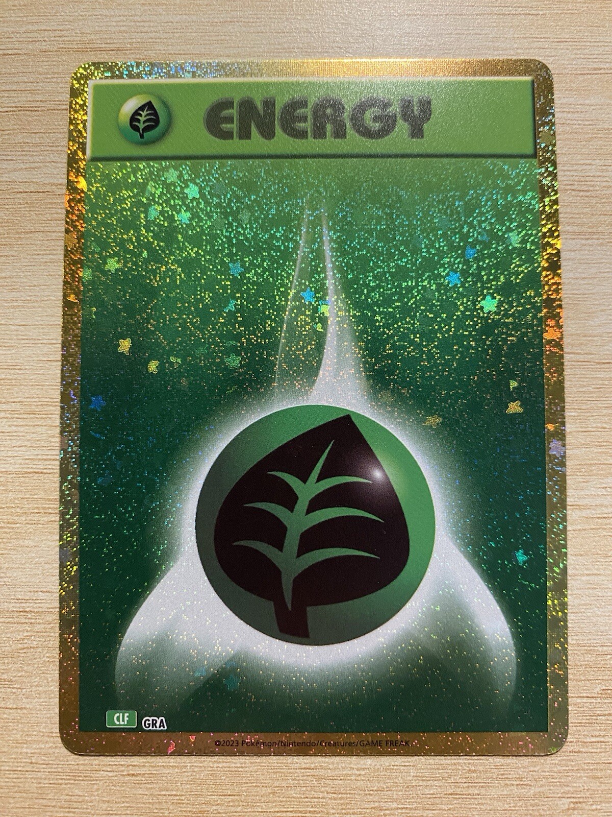 Grass Energy - GRA CLF - Holo Japanese Card - Pokemon Card Game TCG Classic
