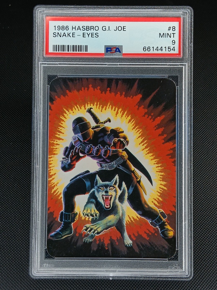 1986 Hasbro GI G.I. JOE #8 Iconic v2 SNAKE-EYES Snakeeyes