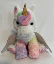 Barbie UNICORN Plush Unicorn horse Lights  Talks Just Play-Mattel see video