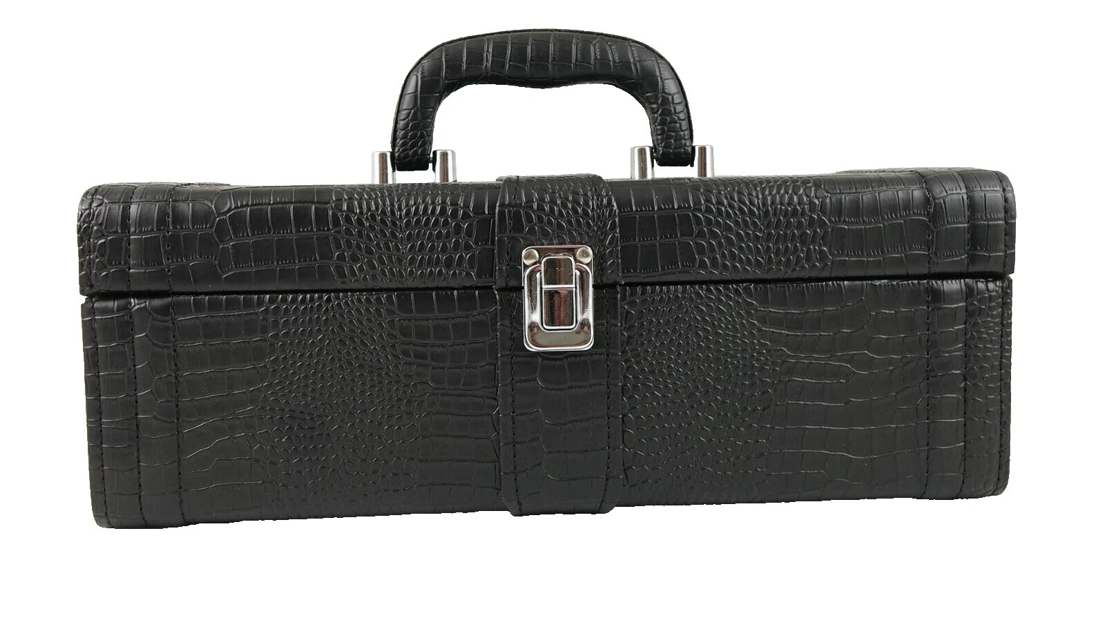 Caixas de Vinho de Couro Preto