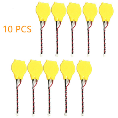 10X CMOS RTC BIOS Backup Battery for Lenovo Acer HP Dell Asus Toshiba IBM 2-Pin