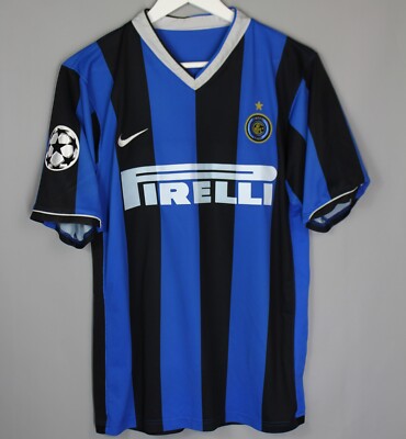INTER MILAN HOME 2006 2007 FOOTBALL SHIRT JERSEY #4 JAVIER ZANETTI