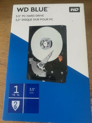 NEW SEALED WD Blue 1TB 3.5 Inch Desktop Internal Hard Drive WDBH2D0010HNC-NRSN