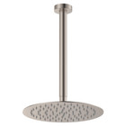 Fienza Kaya Ceiling Shower 250mm Head 350mm Drop Brushed Nickel 411125BN-C