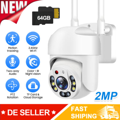 Ycc365plus FUNK WLAN IP CAMERA NETZWERK Outdoor AUßEN ÜBERWACHUNGSKAMERA DHL