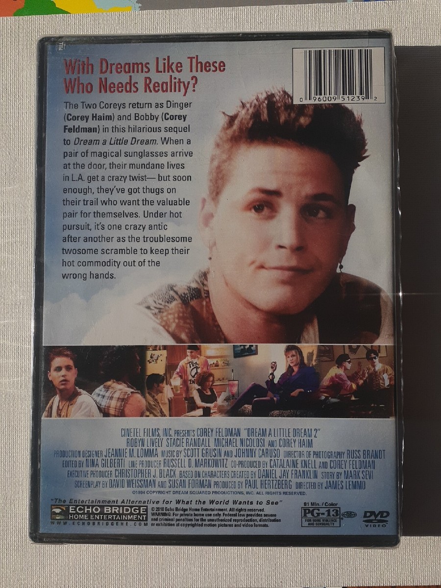 Dream A Little Dream 2 Dvd NEW Corey Feldman Corey Haim