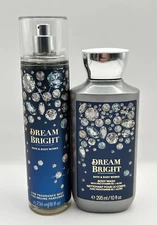 NEW Bath & Body Works Dream Bright Fine Fragrance Mist & Body Wash Set Of 2