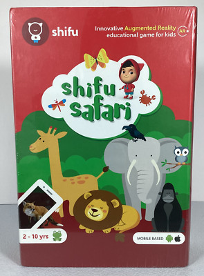 Shifu Safari: 60 Animal Flashcards 4D Educational Augmented Reality Based Game