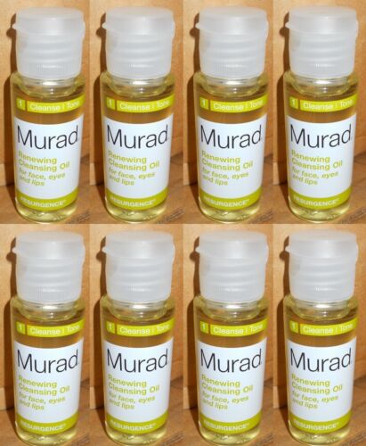 8-Murad Renewing Cleansing Oil for Face Eyes & Lips 1 oz x 8 - Picture 1 of 1