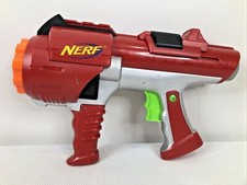 NERF Dart Tag Red Blaster With Rotating Barrel 2005 Vintage Nerf Wars GUC
