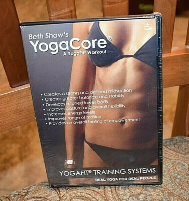 YogaFit - Beth Shaw s YogaCore (DVD, 2009) Workout/exercise/fitness