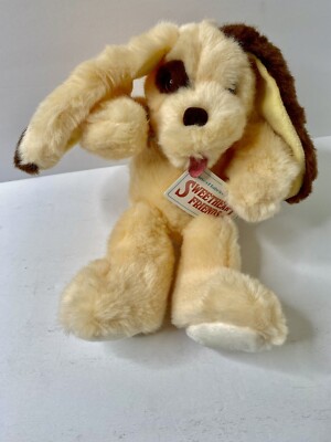 Commonwealth Floppy Eared Dog Plush 10  Sweetheart Friends Vintage Stuffed 1990