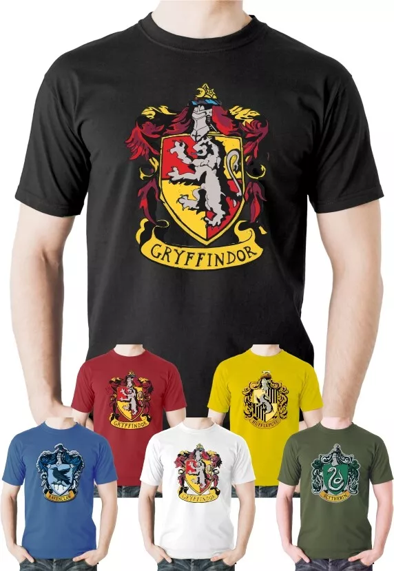 Harry Potter T-Shirt Gryffindor Family Hufflepuff Hogwarts Slytherin Ravenclaw | eBay