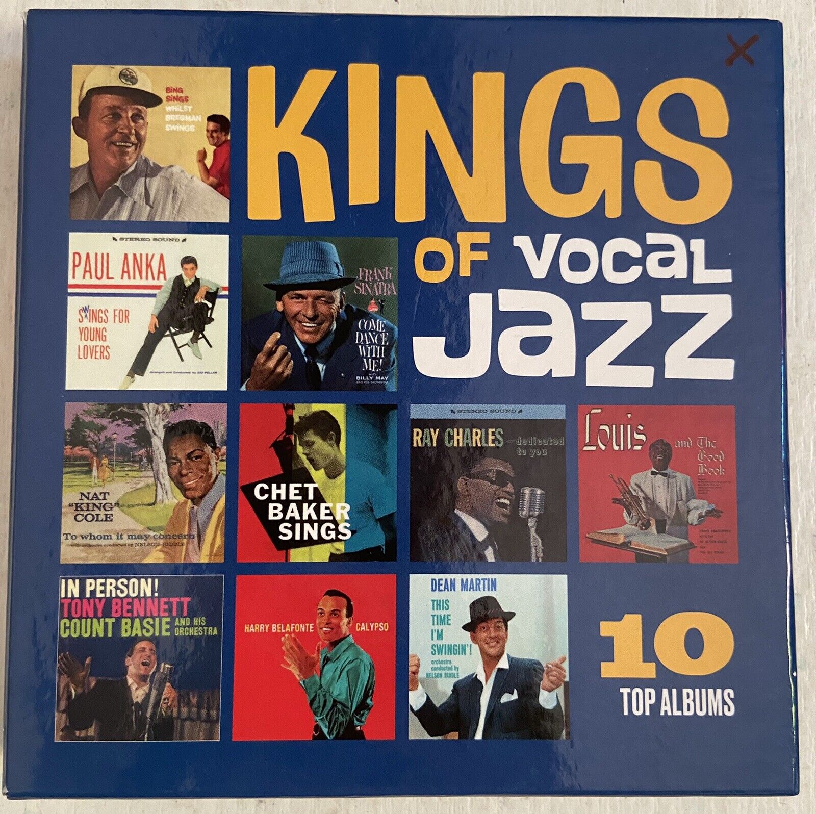 Kings Of Vocal Jazz  5 CD, 10 Album Box Set w/ 24 pg. Booklet - 2016 - Like New 