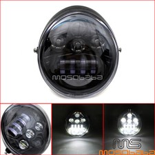 For Harley Vrod Black Headlight Lamp For Harley V Rod VROD VRSCA VRSC Headlight VRSC/V-ROD Motorcycle Vrod Led Halo Ring DRL - 201355758 - View #13