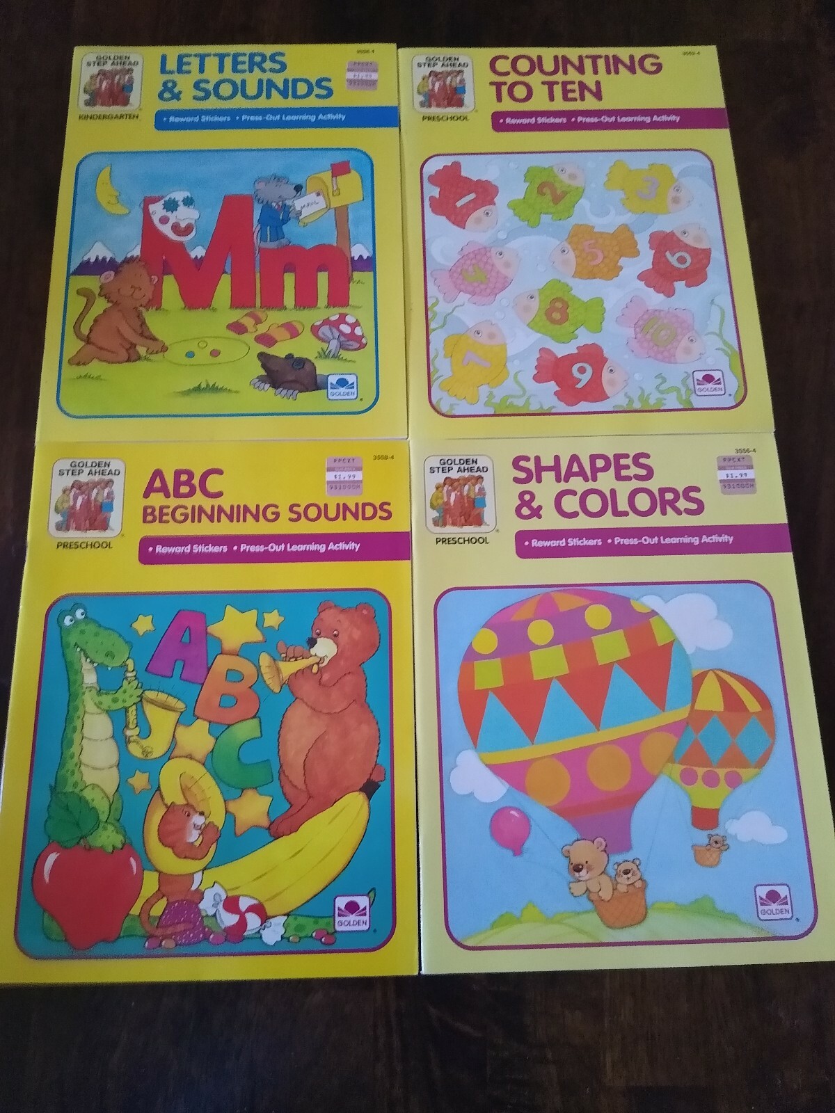VTG Golden Step Ahead Kindergarten And Preschool Activities Book 4