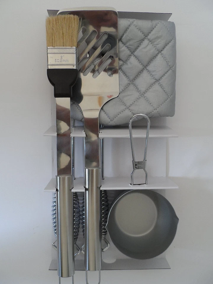 Chefmate 8 pc. Stainless Steel Barbecue Set () - Image 2 of 4