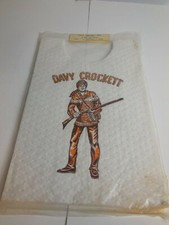 VINTAGE DISNEY FORT WILDERNESS - DAVY CROCKETT TAVERN CHILD'S BIBS Set of 10 NOS