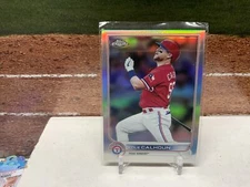 Kole Calhoun 2022 Topps Chrome #17 Refractor Texas Rangers