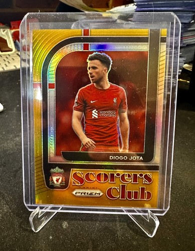 Diogo Jota [Gold] #29 2022 Panini Prizm Premier League Scorers Club card