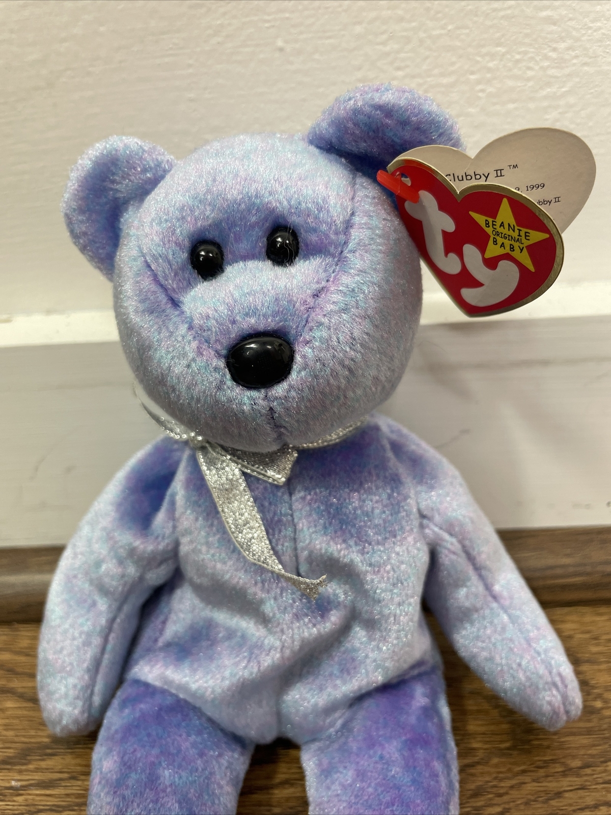 RARE! Multiple ERRORS!! Ty Beanie Babies Clubby II 1999 Retired - Picture 2 of 10