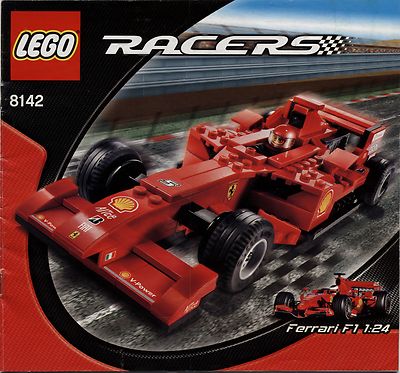 Lego Racers # 8142 Ferrari 248 F! (1:24) - Bauanleitung (keine 