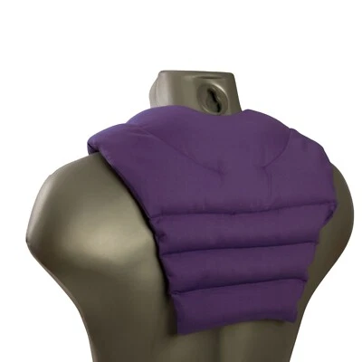 GIRAFFENLAND Wärme Nackenhörnchen mit Rückenteil - lila - Kissen mit Körner