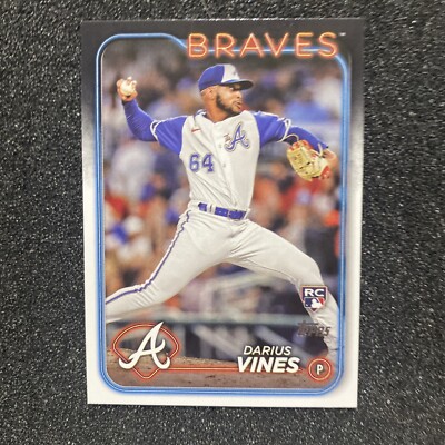 Darius Vines RC 2024 Topps Series 2 #493 Atlanta Braves