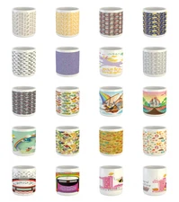 Ambesonne Childish Art Ceramic Coffee Mug Cup for Water Tea Drinks, 11 oz