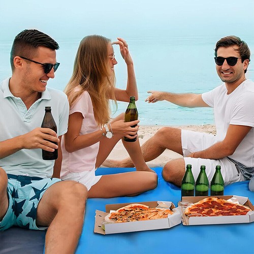 Waterproof Sand Proof Beach Mat Sand Free Picnic Rug Pad Blanket Outdoor Camping - Picture 9 of 14