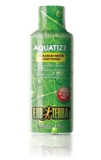 EXO TERRA AQUATIZE LIQUID TERRARIUM WATER CONDITIONER 120ml REPTILE TREATMENT