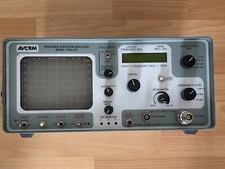 PSA-37D portable spectrum analyzer with carry case and manual