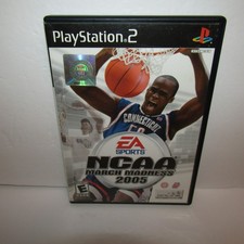 NCAA March Madness 2005 Sony PlayStation 2 PS2 Video Game with Manual Tested