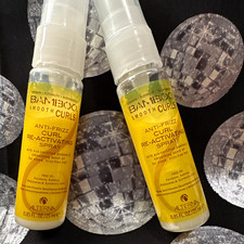Alterna Bamboo Smooth Curls Anti-Frizz Curl Re-Activating Spray 0.85oz 2