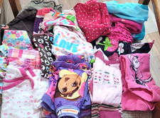 20 Pieces Mixed Lot of 6-9 month old Girls Clothes Bathing Suit Dresses Pajama