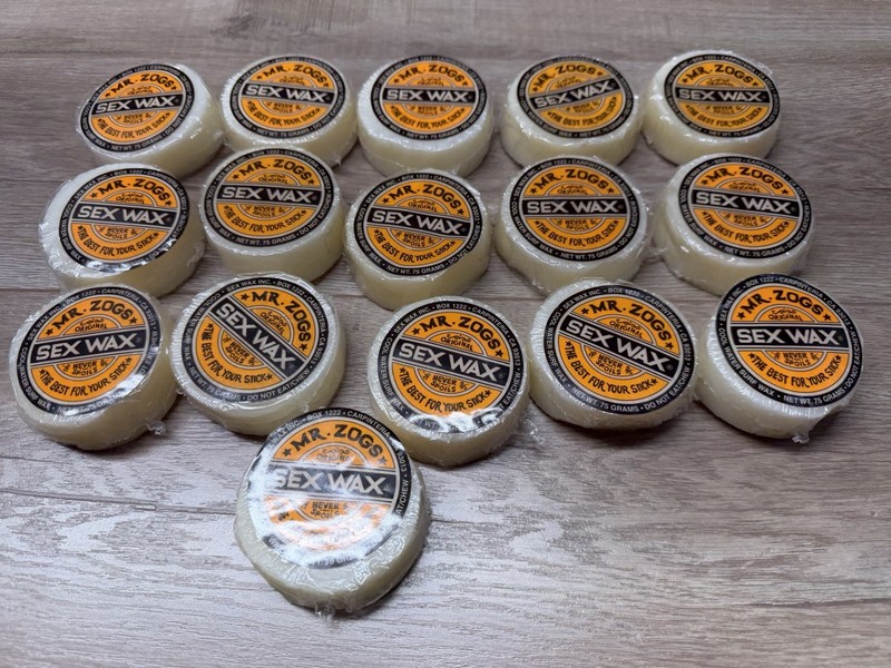 Vintage Mr. Zogs Surfboard Sex Wax Cool Water Surf Wax Lot Of 16 New